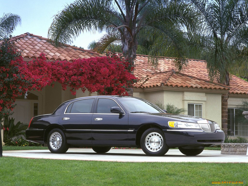lincoln, town, car, 
